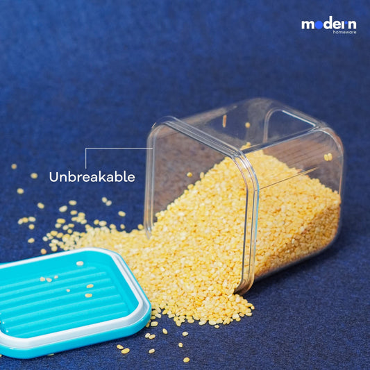 Modern Homeware Seal Lock Airtight Storage Jars – 3 Pcs Set (750ml, 1100ml, 1500ml)