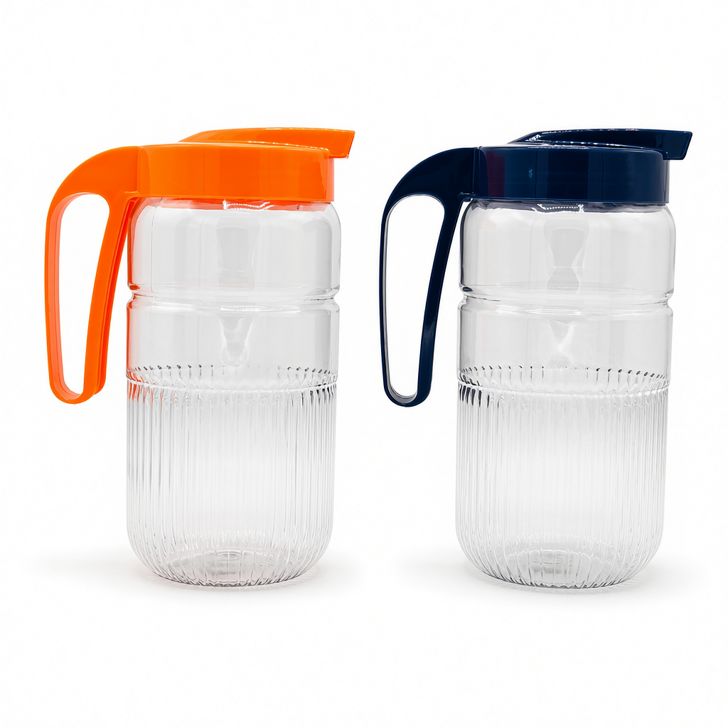Austin Plastic Water Jug with Lid – 1.6L BPA Free Water Pitcher for Juice, Water & Cold Drinks
