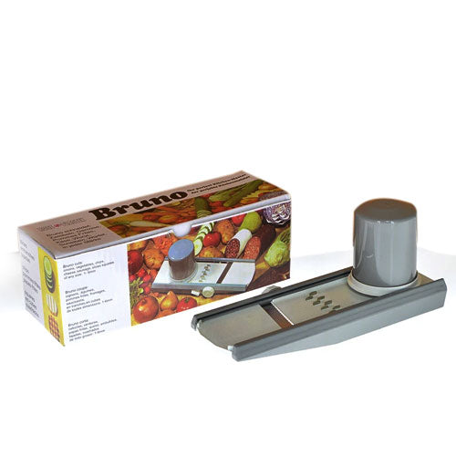 Bruno Adjustable Mandoline Slicer – Stainless Steel Vegetable & Fruit Slicer with Adjustable Thickness