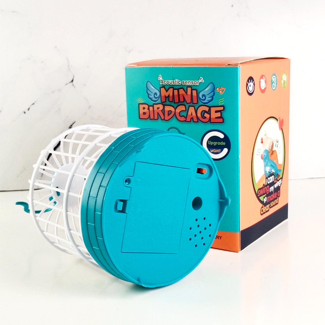 Mini Birdcage Toy - Talking Birds With & Lights