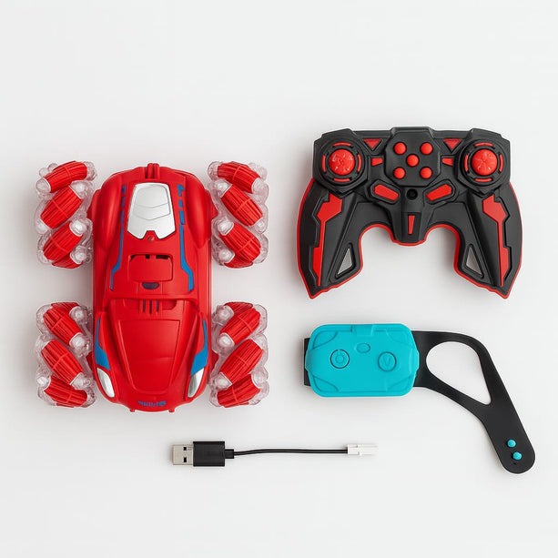 Remote Control Stunt Car with Gesture Sensor & Charger
