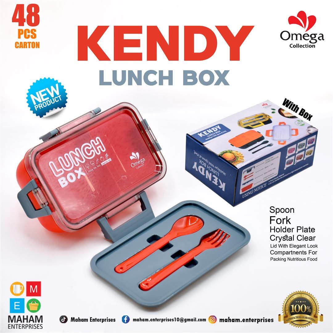 Kendy Lunch Box – With Spoon & Fork