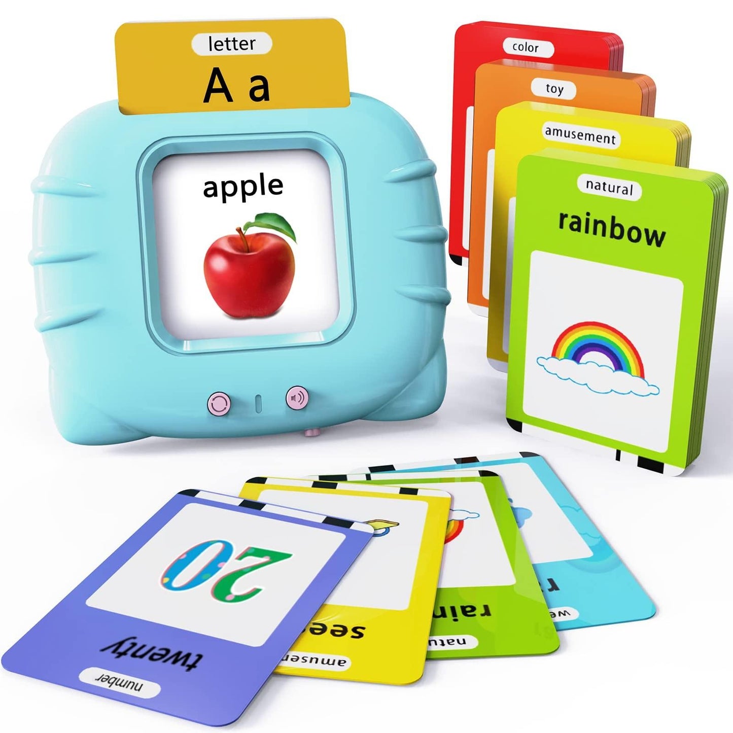 Talking Flash Cards Reading Education Toy With Sounds (With 224 Flash Words)