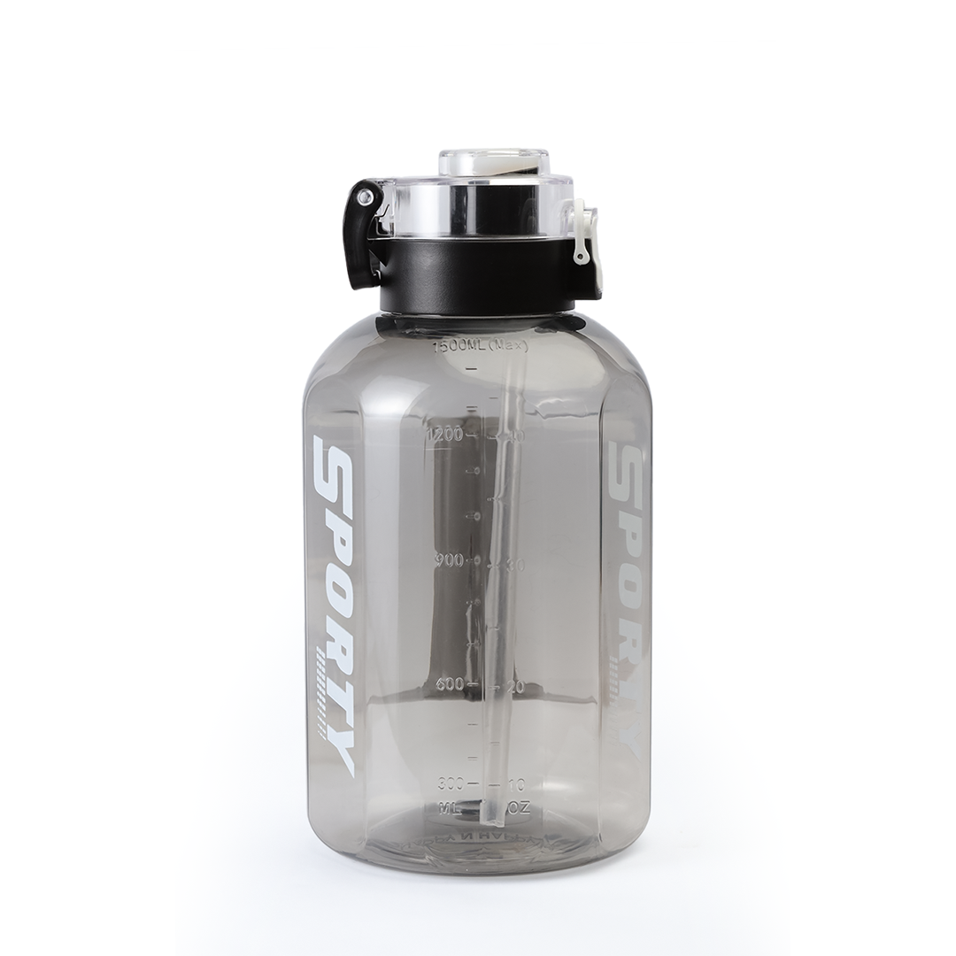 Sporty Water Bottle with Straw | Leak Proof Gym Bottle – 1 Litre / 1.5 Litre / 2 Litre