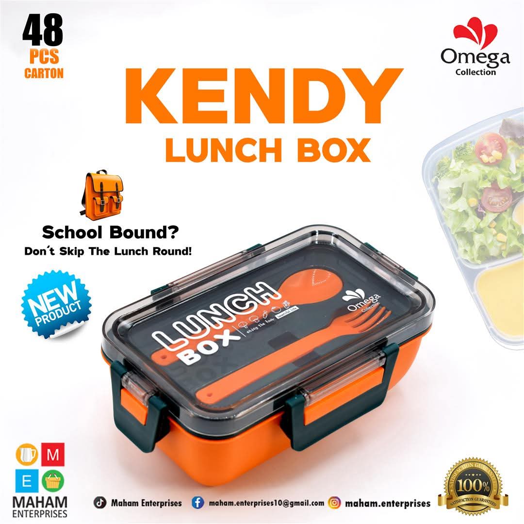 Kendy Lunch Box – With Spoon & Fork