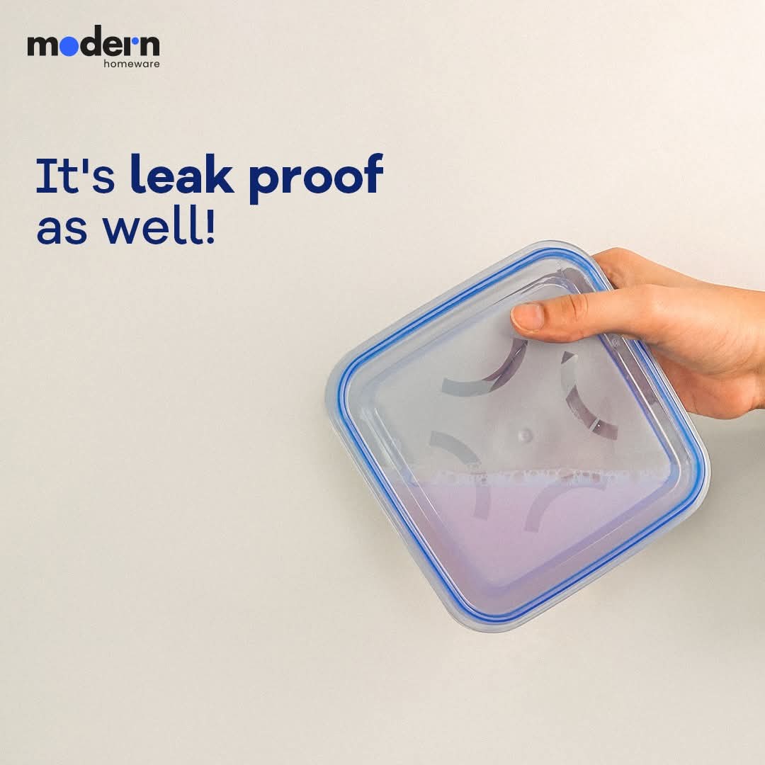 Modern Homeware Thumb Lock Food Storage Containers – Set of 7 | Airtight Kitchen Organizer