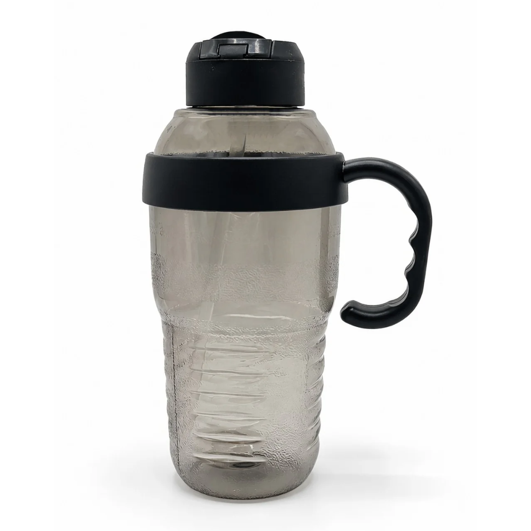 Happy Grip Water Bottle 1000ML with Handle & Straw | Leakproof BPA-Free Sports Bottle