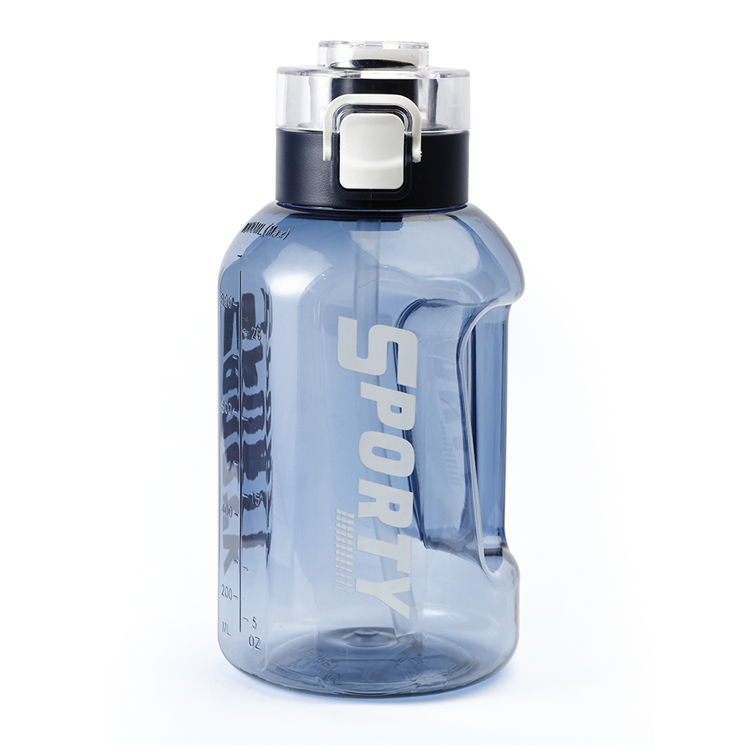 Sporty Water Bottle with Straw | Leak Proof Gym Bottle – 1 Litre / 1.5 Litre / 2 Litre