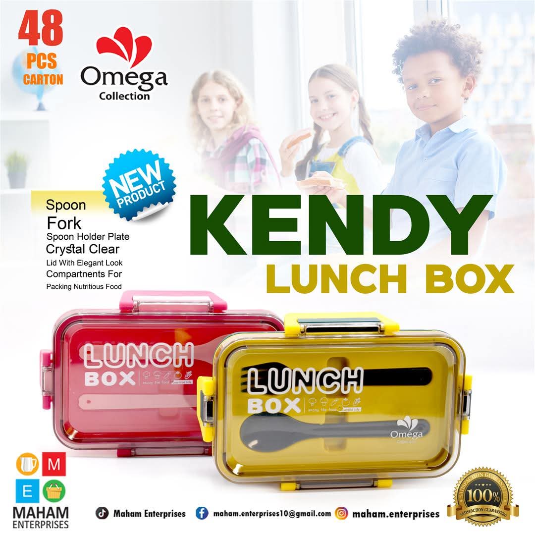 Kendy Lunch Box – With Spoon & Fork