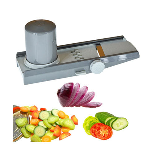 Bruno Adjustable Mandoline Slicer – Stainless Steel Vegetable & Fruit Slicer with Adjustable Thickness