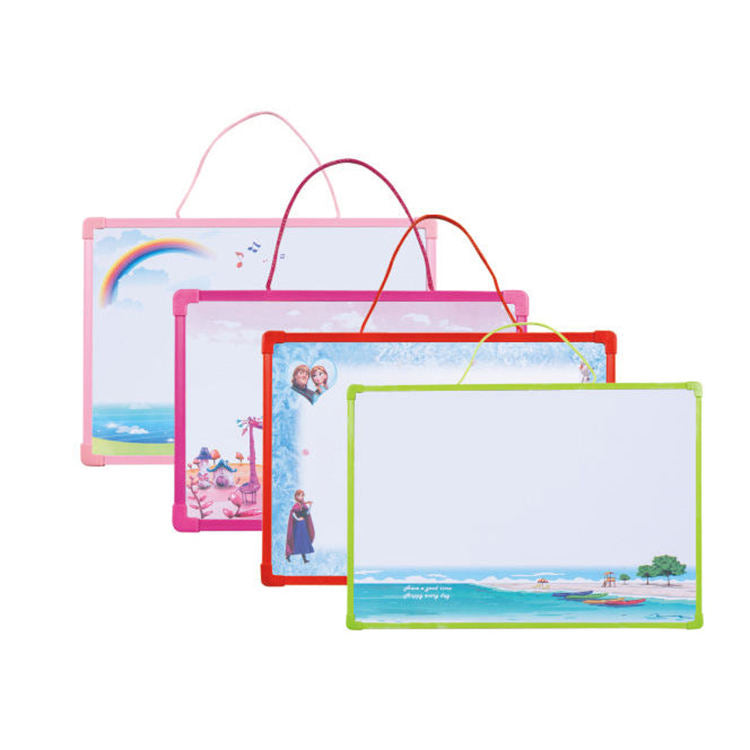 Double Sided Magnetic Small Whiteboard Cute Cartoon Pattern Kids Children Writing Board