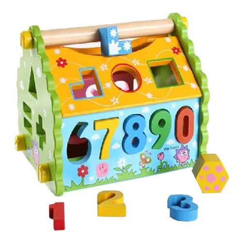 Wooden Educational Toy Wisdom House Learning