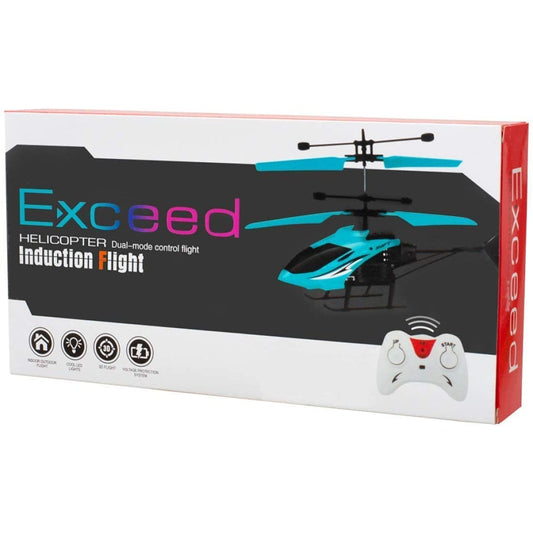 Exceed Induction RC Helicopter – Dual Mode Sensor Flight with Remote Control