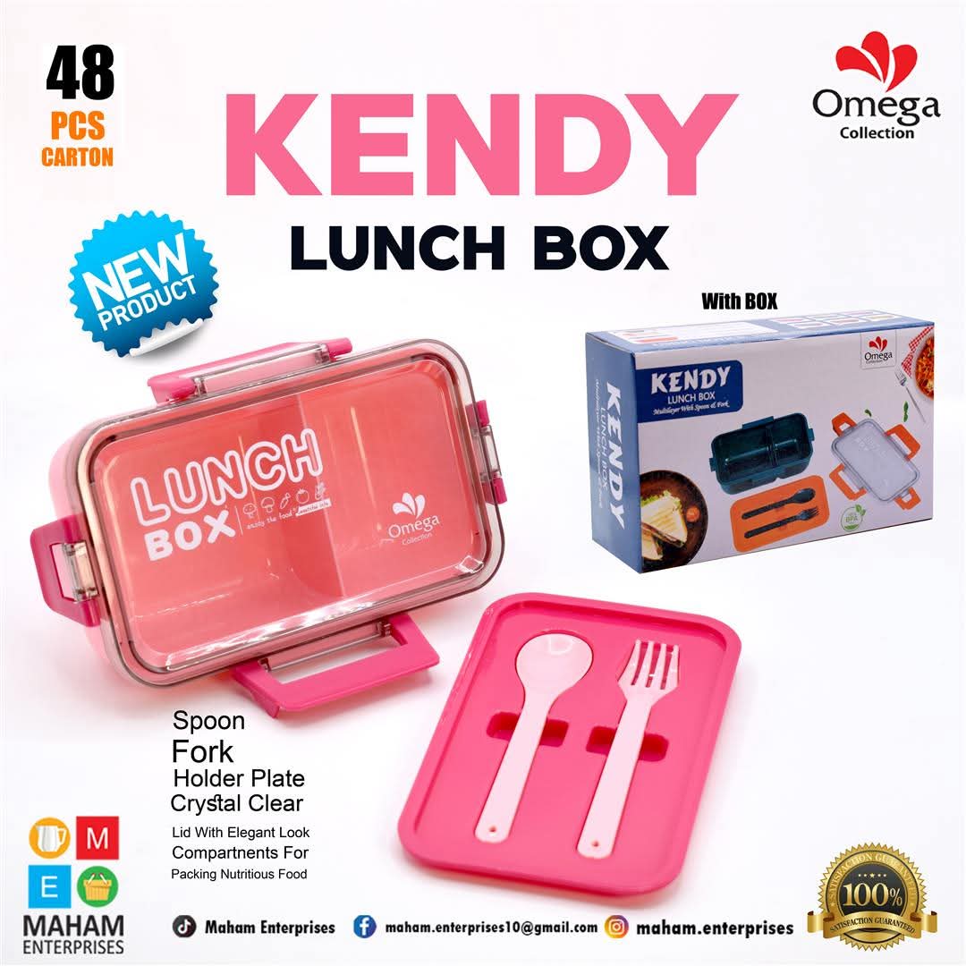 Kendy Lunch Box – With Spoon & Fork