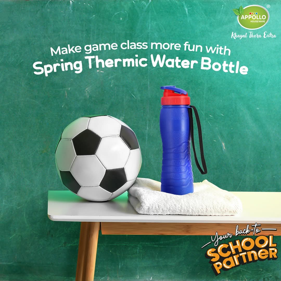 Spring Thermic Water Bottle 500ml | Sporty Water Bottle for Daily Use