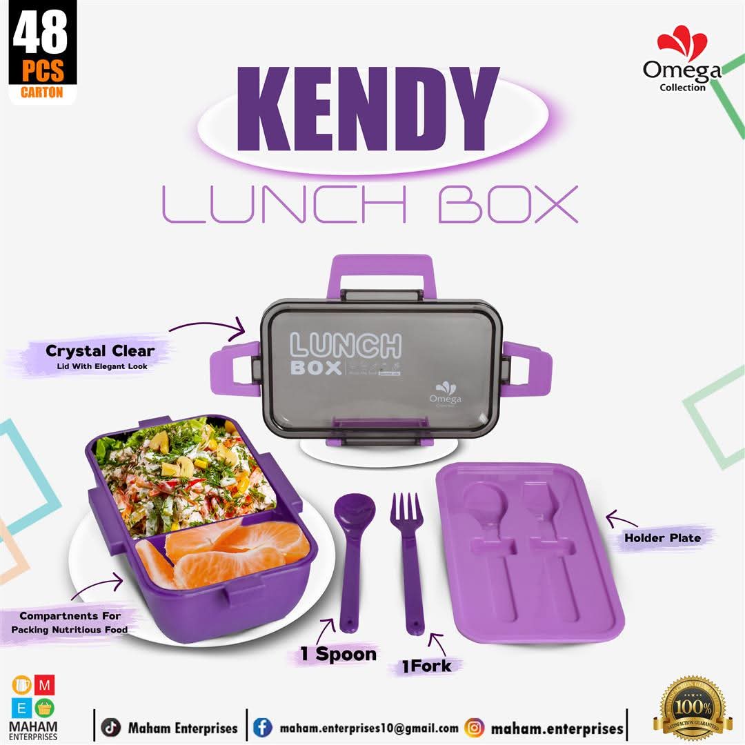 Kendy Lunch Box – With Spoon & Fork