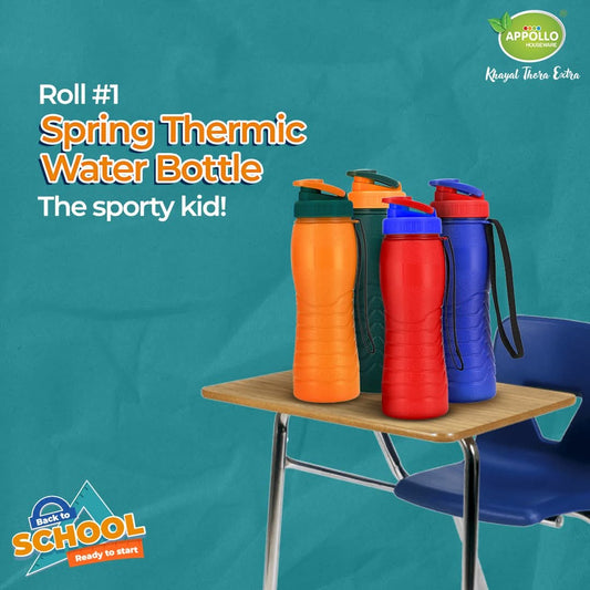 Spring Thermic Water Bottle 500ml | Sporty Water Bottle for Daily Use