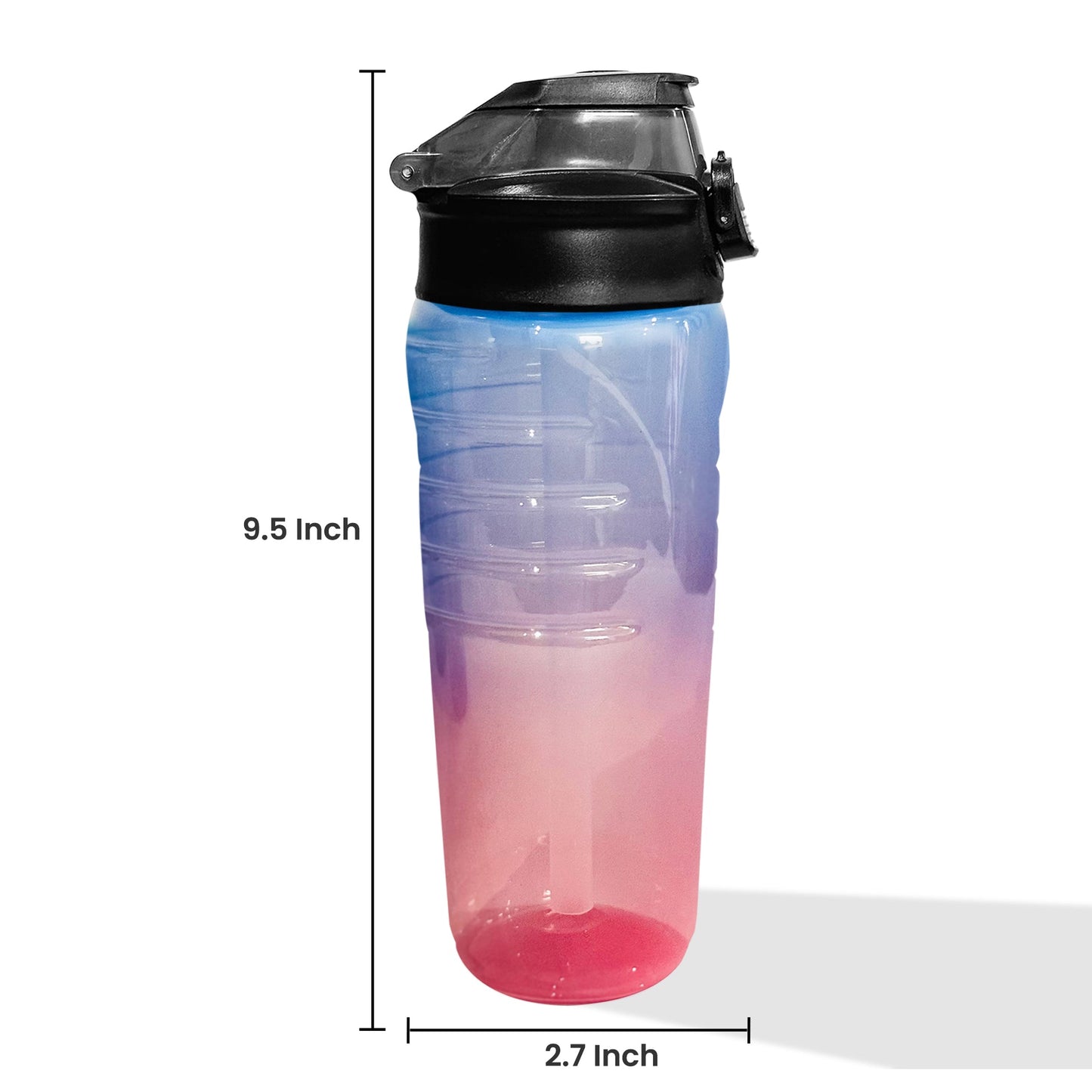 Fusion Sports Bottle 700ml | Leakproof Water Bottle with Straw