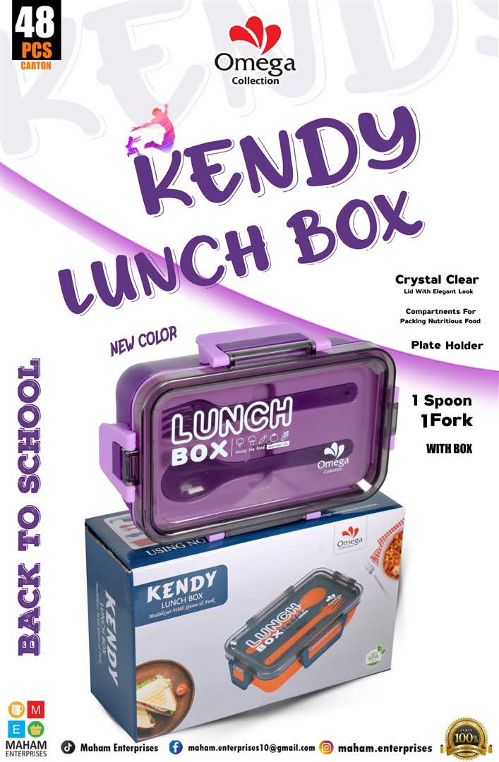 Kendy Lunch Box – With Spoon & Fork