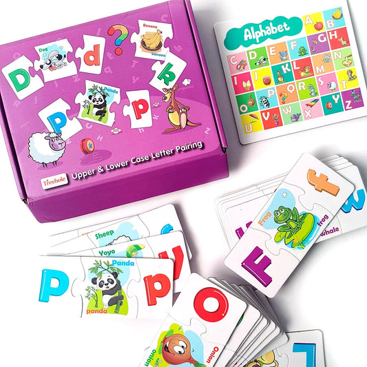 Upper And Lower Case Letter Matching Card Education Puzzle Toy
