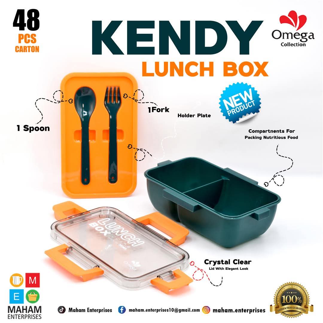 Kendy Lunch Box – With Spoon & Fork