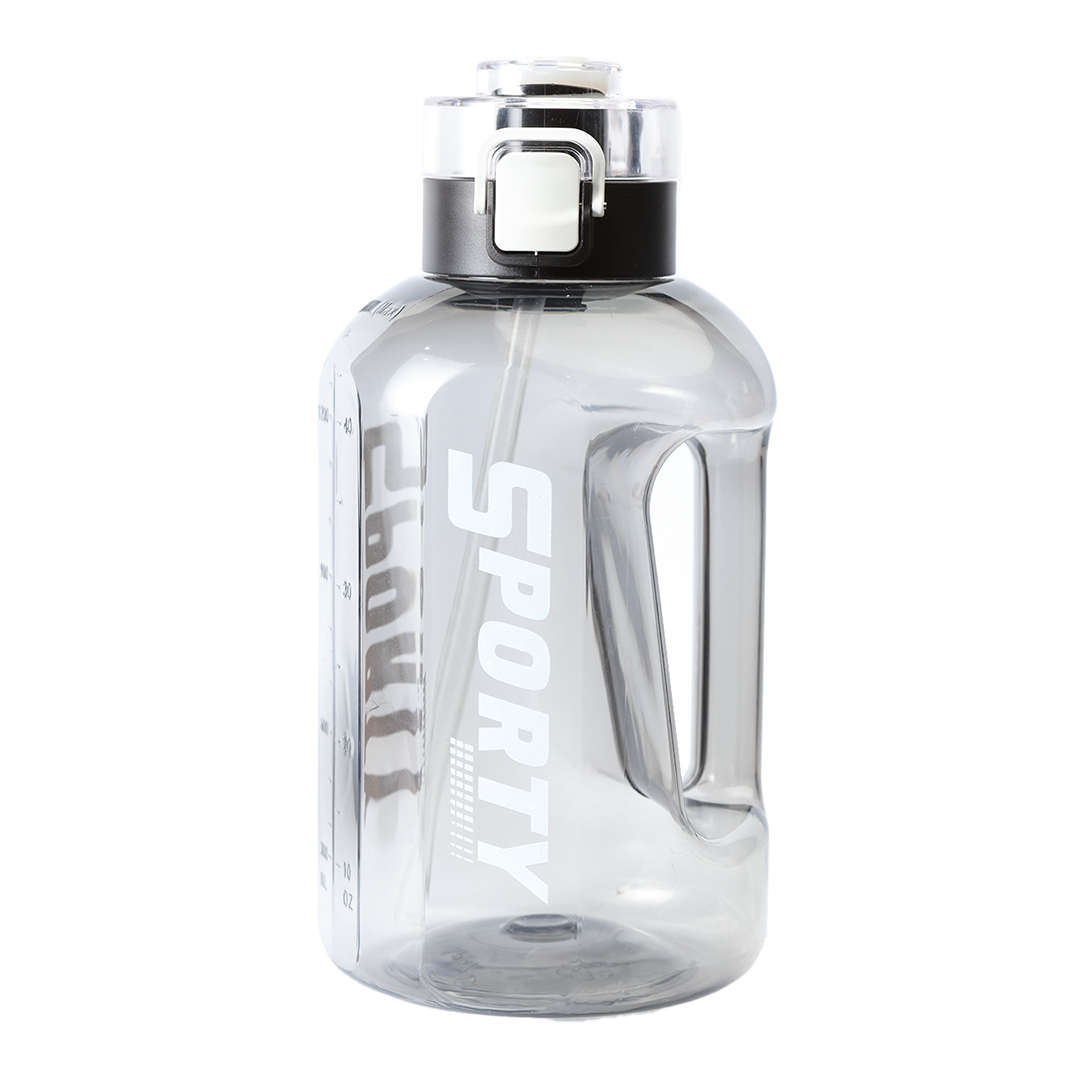 Sporty Water Bottle with Straw | Leak Proof Gym Bottle – 1 Litre / 1.5 Litre / 2 Litre