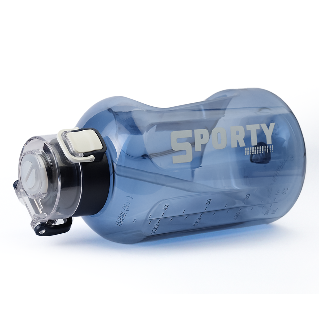 Sporty Water Bottle with Straw | Leak Proof Gym Bottle – 1 Litre / 1.5 Litre / 2 Litre