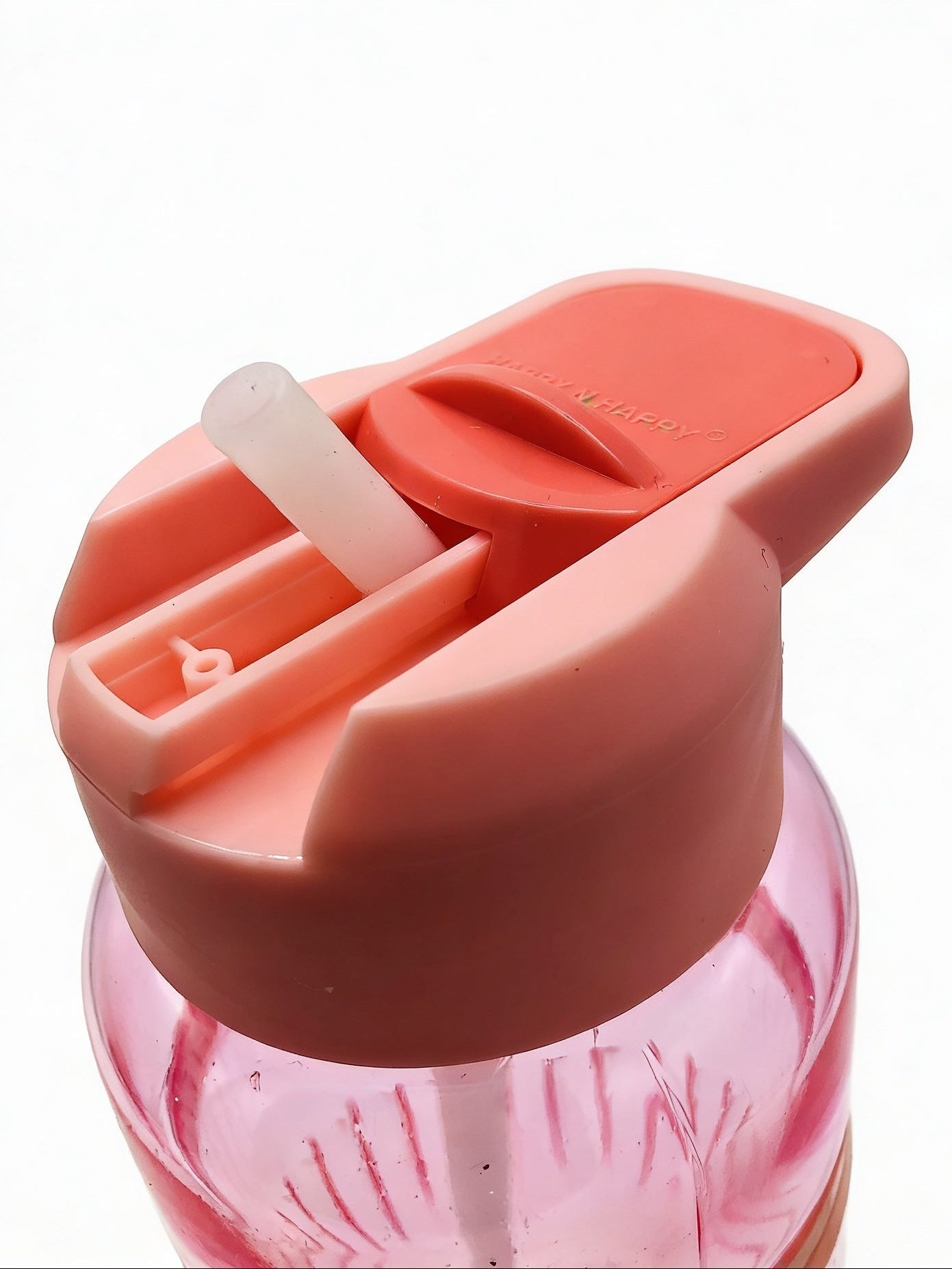 Happy Slide & Sip Water Bottle 800ML with Straw | Leakproof BPA-Free Water Bottle